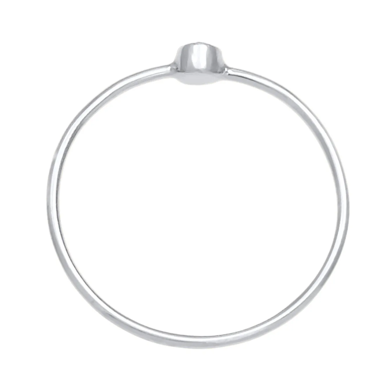 Elli "Solitär-Ring | Kristall (Weiß)< Roségold|Ringe