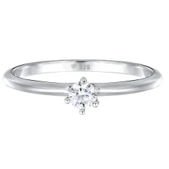 Elli "Solitär-Ring | Laborgezüchteter Diamant (Weiß, 0.034 ct)< Diamanten|Ringe