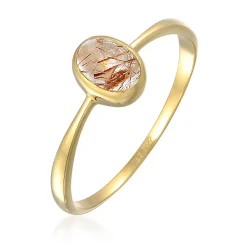 Elli "Solitär-Ring | Quarz (Rosa)< Ringe|Edelsteine