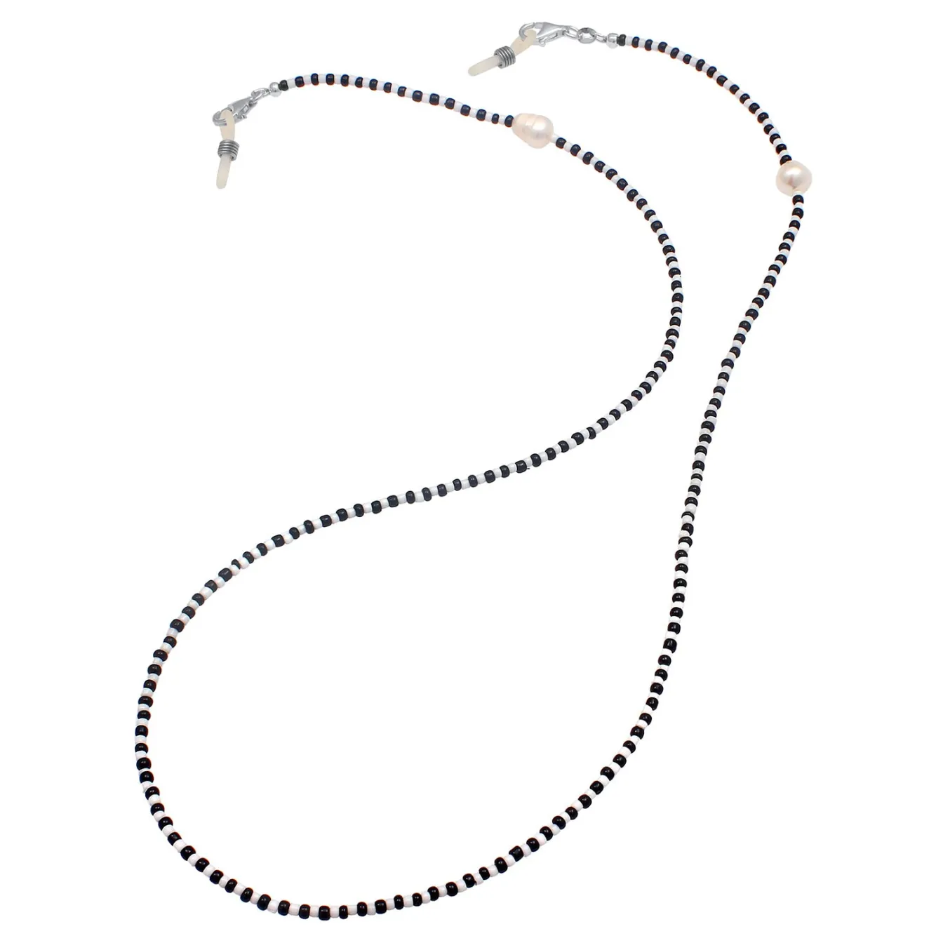 Elli "Sonnenbrillenkette Barock Perlen | Beads ( & weiß)< Perlen