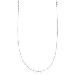 Elli "Sonnenbrillenkette Figaro< Vergoldet|Silber