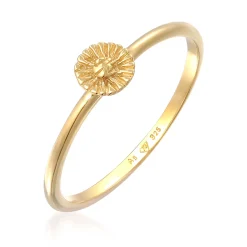 Elli "Stapelring Blume Boho< Symbol-schmuck|Ringe