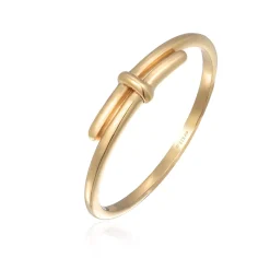 Elli "Stapelring Geo< Ringe|Vergoldet