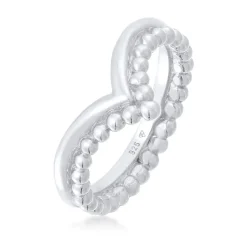Elli "Stapelring Kugeln< Ringe|Silber