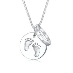 Elli "Taufring | Kristall (Weiß)<Kinder Kinderschmuck