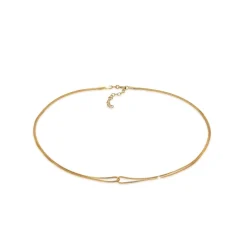 Elli "Venezianer-Choker Verschlungen< Roségold|Halsketten