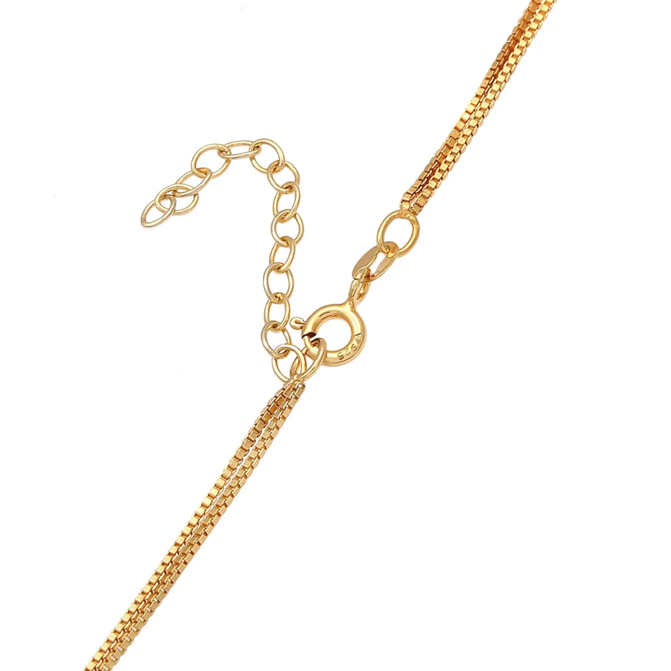 Elli "Venezianer-Choker Verschlungen< Roségold|Halsketten