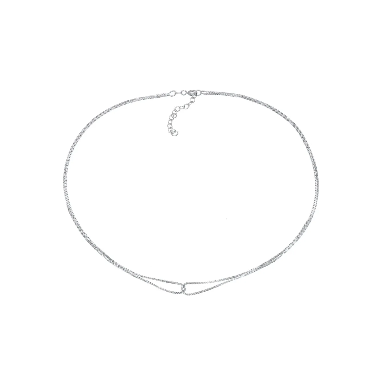 Elli "Venezianer-Choker Verschlungen< Roségold|Halsketten