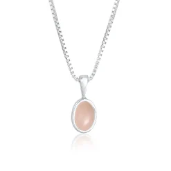 Elli "Venezianer-Halskette | Quarz ( Rosa )< Halsketten|Vergoldet