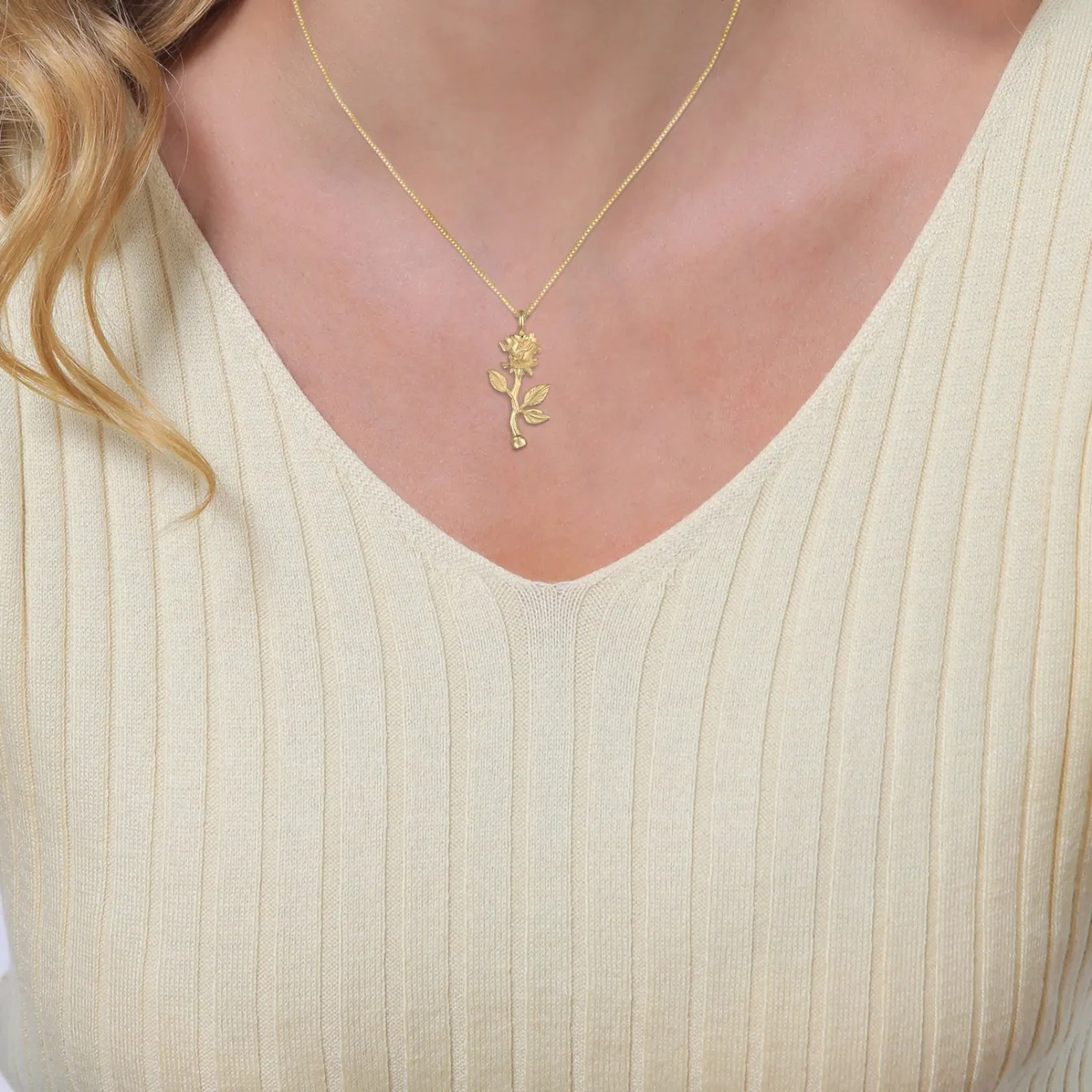 Elli "Venezianer-Halskette Rose< Roségold|Symbol-schmuck