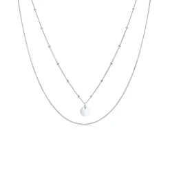 Elli "Venezianer-Layer-Halskette Geo< Halsketten|Silber