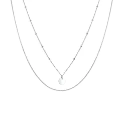 Elli "Venezianer-Layer-Halskette Geo< Halsketten|Silber