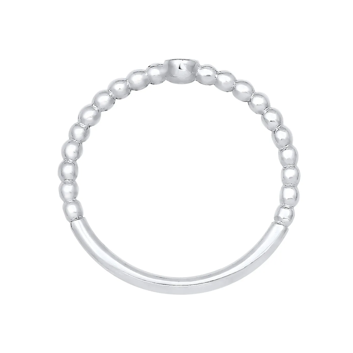Elli "Verlobungsring | Diamant ( Weiß, 0,03 ct )< Ringe|Silber