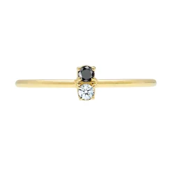Elli "Verlobungsring | Diamant ( Weiß, 0,06 ct )< Ringe|Echtgold