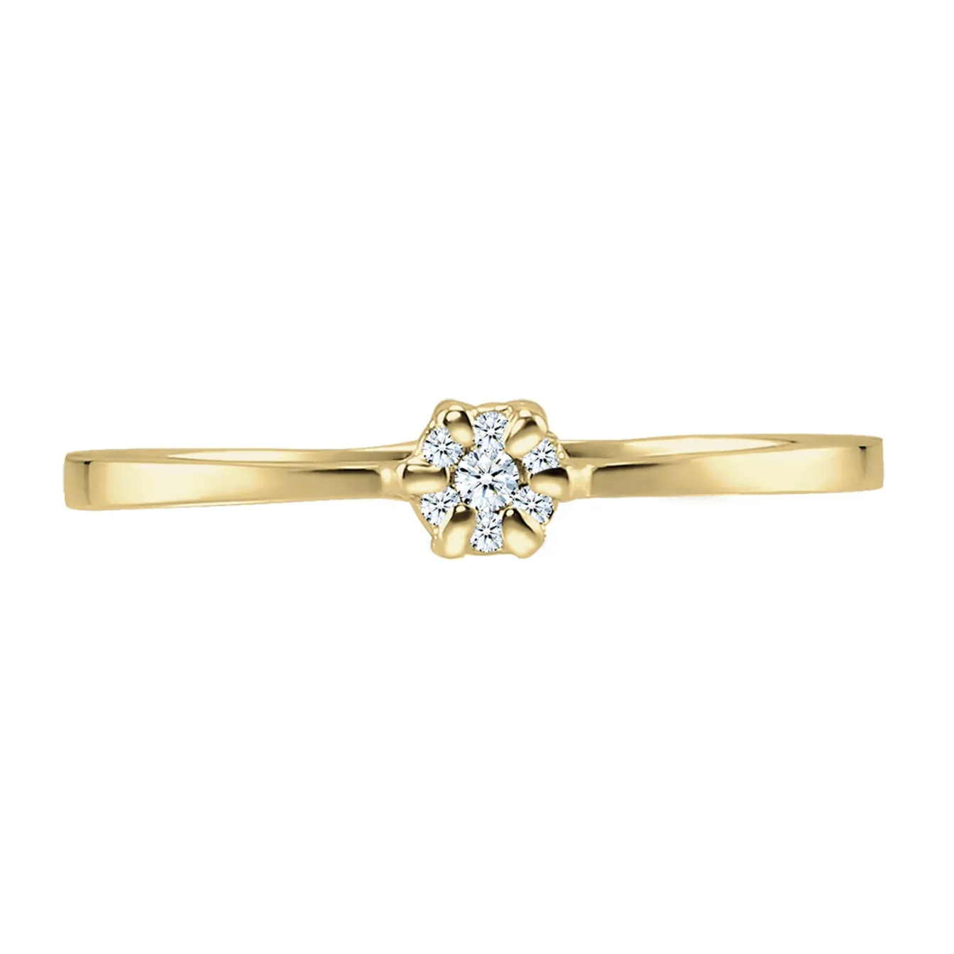 Elli "Verlobungsring | Diamant ( Weiß, 0,045 ct )< Ringe|Echtgold