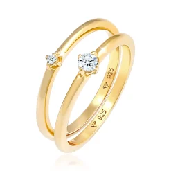 Elli "Verlobungsring | Diamant ( Weiß, 0,125 ct )< Letzte Chance|Ringe