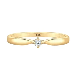 Elli "Verlobungsring | Diamant ( Weiß, 0,03 ct )< Ringe|Echtgold