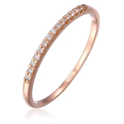 Elli "Verlobungsring | Diamant ( Weiß, 0,07 ct )< Roségold|Ringe
