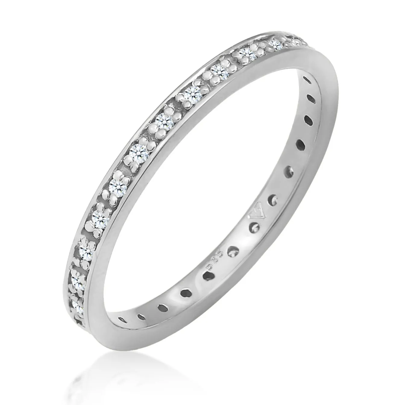 Elli "Verlobungsring | Diamant ( , 0,14 ct )< Weissgold|Letzte Chance