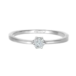 Elli "Verlobungsring | Diamant ( Weiß, 0,045 ct )< Weissgold|Ringe