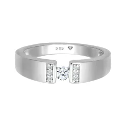 Elli "Verlobungsring | Diamant ( , 0,14 ct )< Weissgold|Letzte Chance