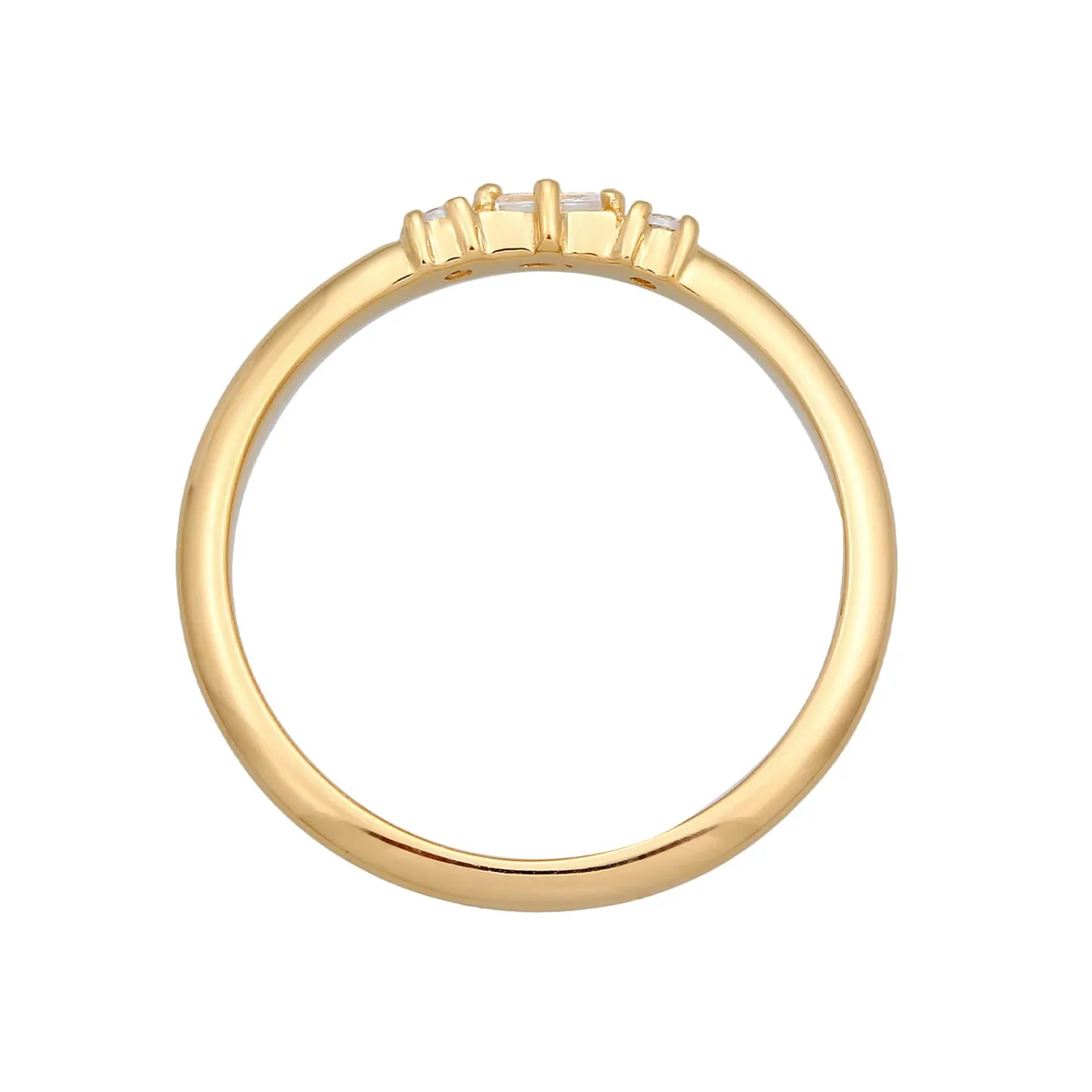 Elli "Verlobungsring | Diamant (Weiß, 0.03 ct.)< Ringe|Silber