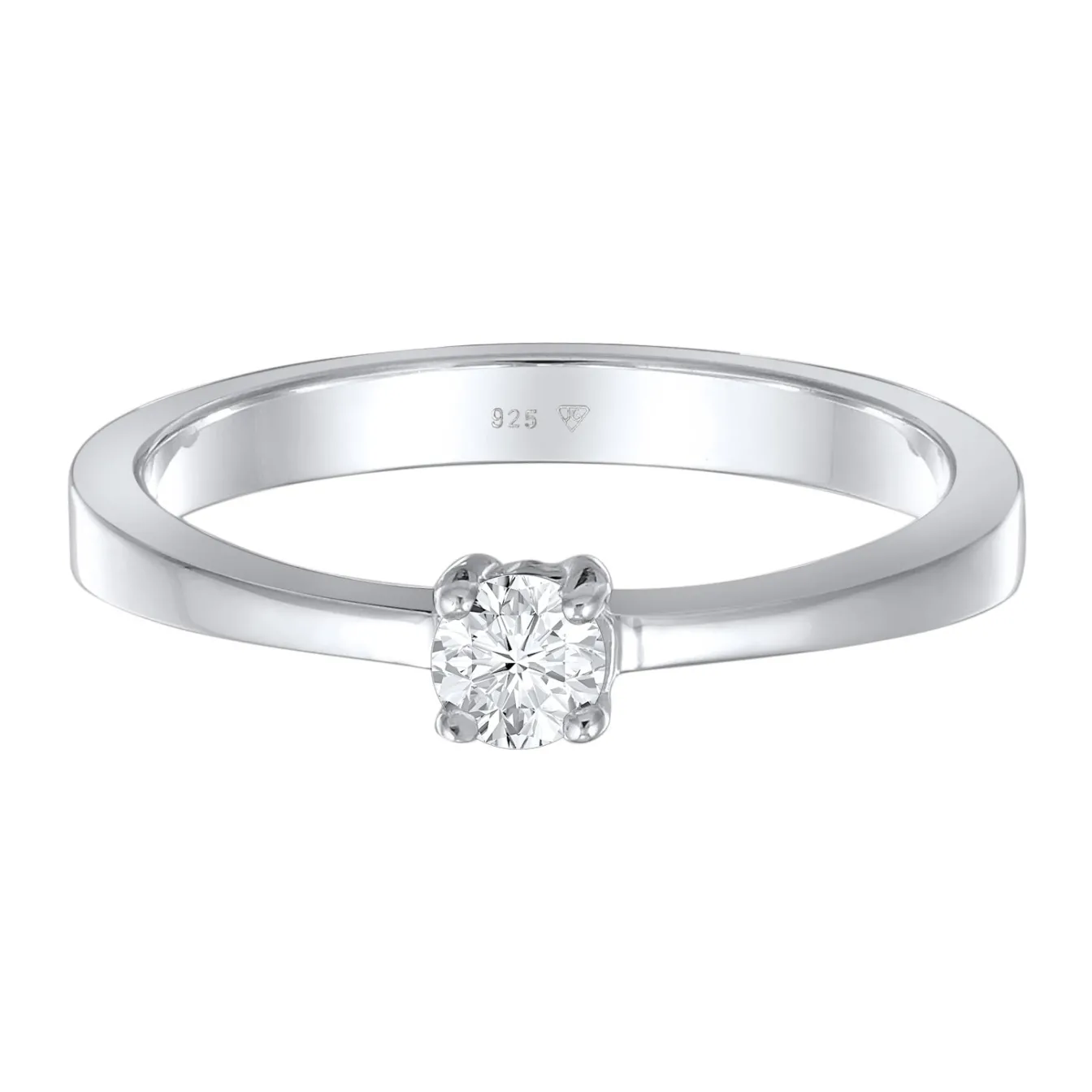 Elli "Verlobungsring | Laborgezüchteter Diamant (Weiß, 0.17 ct.)< Diamanten|Ringe