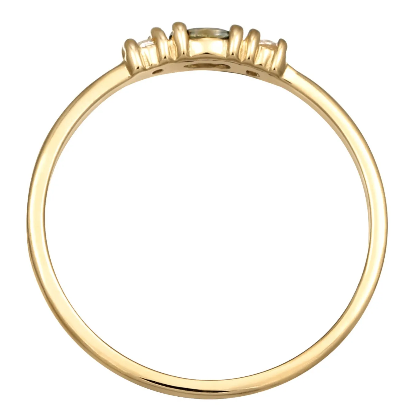 Elli "Verlobungsring | synth. Saphir (Rosa)< Ringe|Echtgold