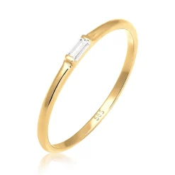 Elli "Verlobungsring | Topas ( Weiß )< Ringe|Echtgold