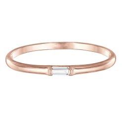 Elli "Verlobungsring | Topas ( Weiß )< Roségold|Ringe