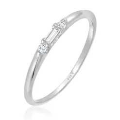 Elli "Verlobungsring Filigran | Topas (Weiß)< Weissgold|Ringe