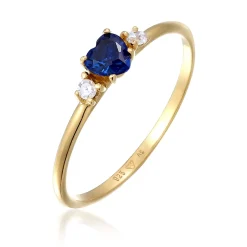 Elli "Verlobungsring Herz | Zirkonia< Symbol-schmuck|Herz-schmuck