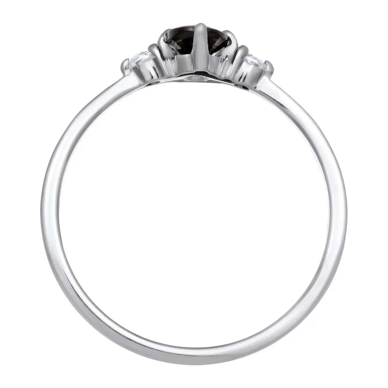 Elli "Verlobungsring Oval | Zirkonia (Weiß)< Silber|Ringe