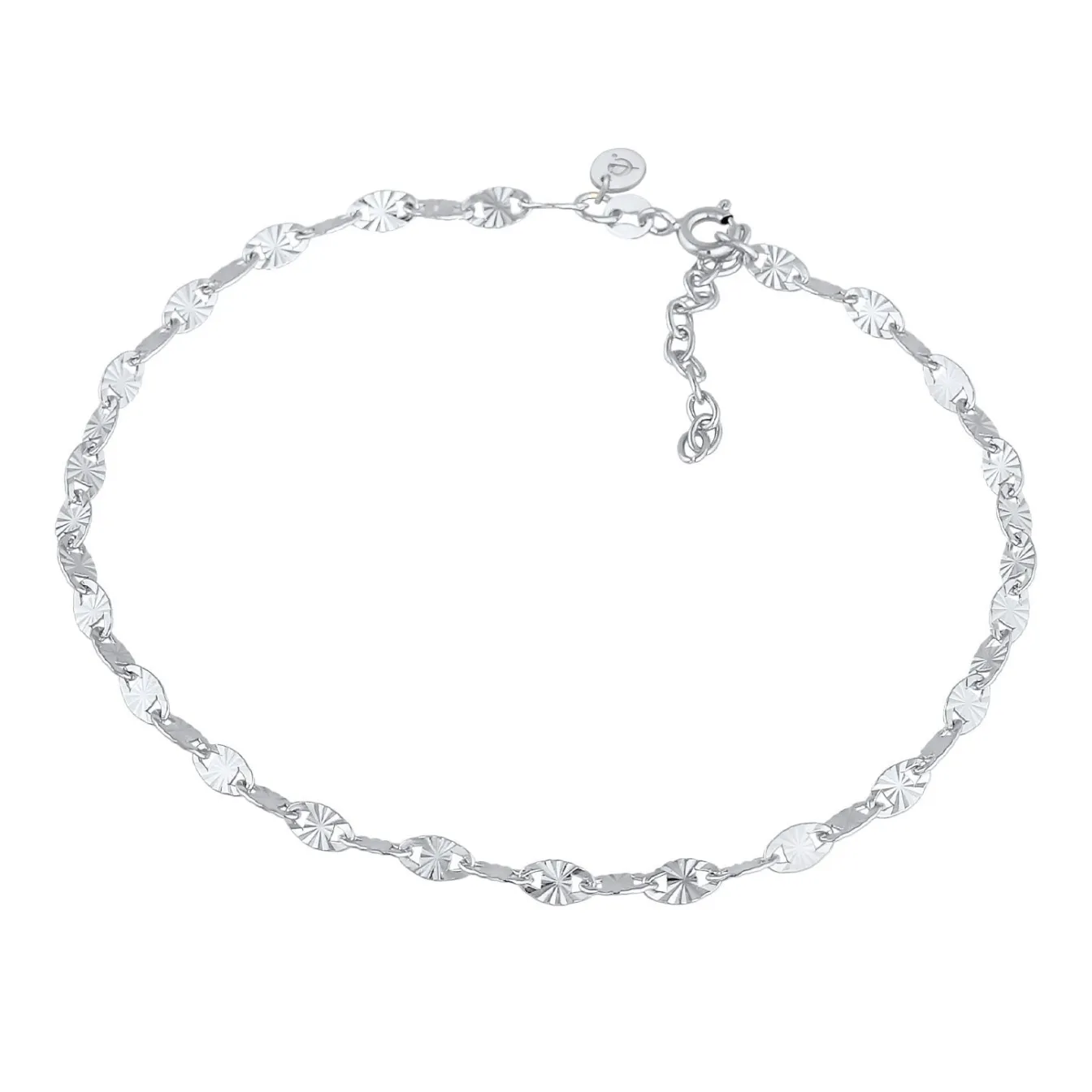 Elli "Vintage-Fußkettchen Geo< Fußschmuck|Vergoldet