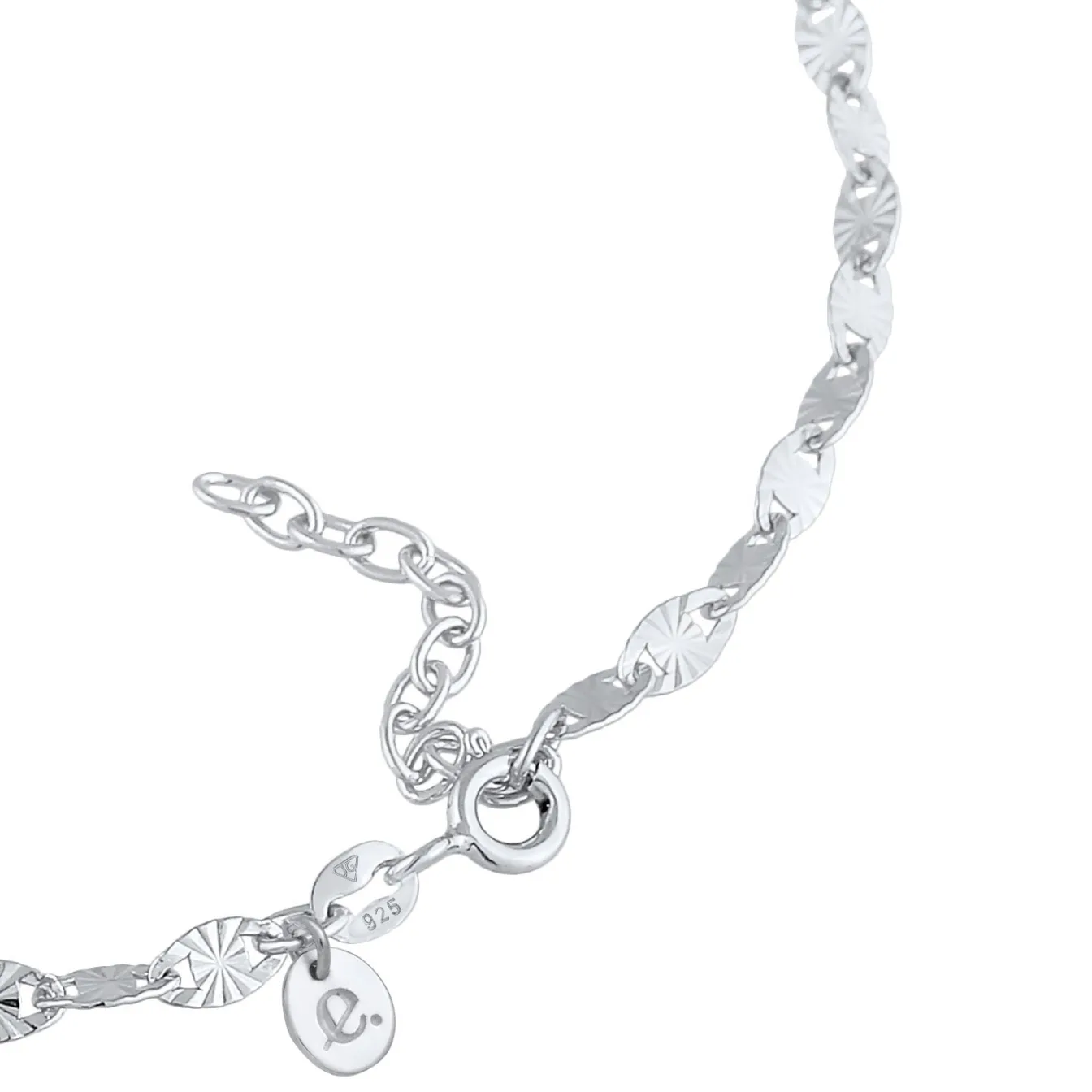 Elli "Vintage-Fußkettchen Geo< Fußschmuck|Vergoldet