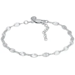 Elli "Vintage-Gliederarmband< Armbänder|Silber