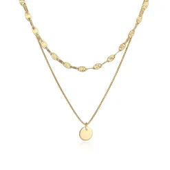 Elli "Vintage-Layer-Halskette< Halsketten|Vergoldet