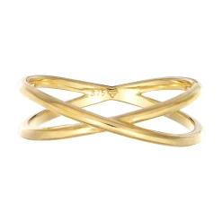 Elli "Wickelring Kreuz< Symbol-schmuck|Ringe