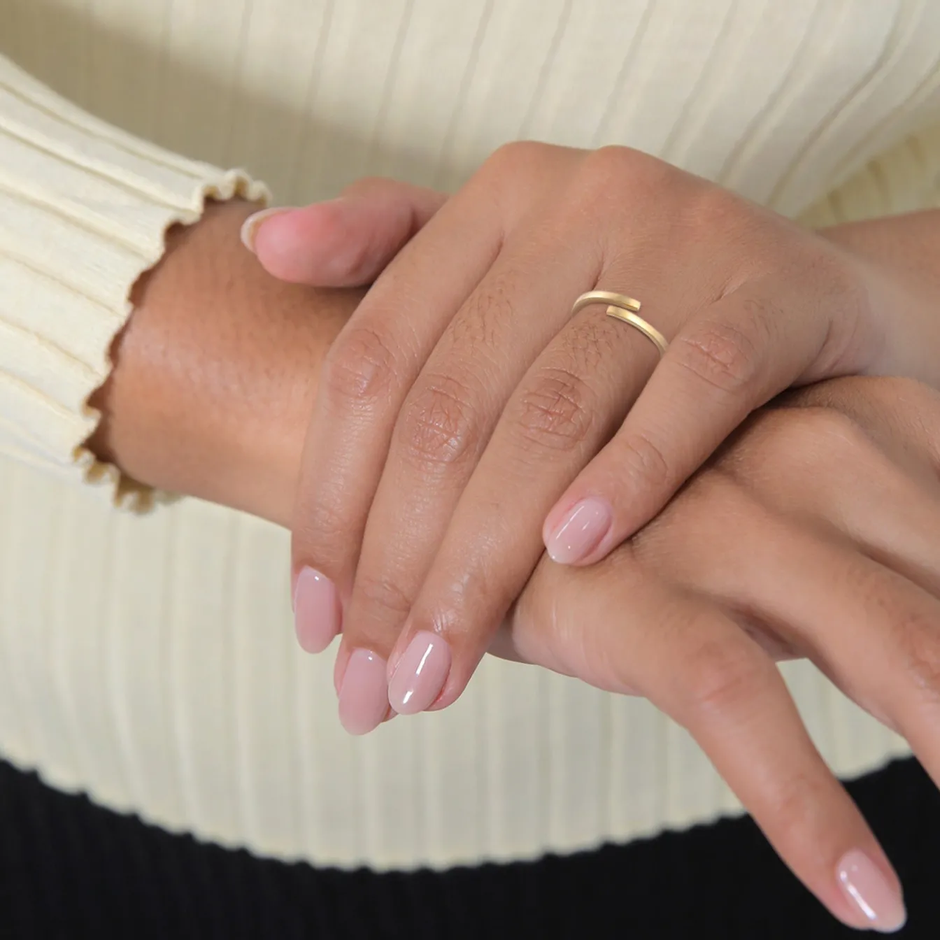 Elli "Wickelring Offen< Roségold|Ringe