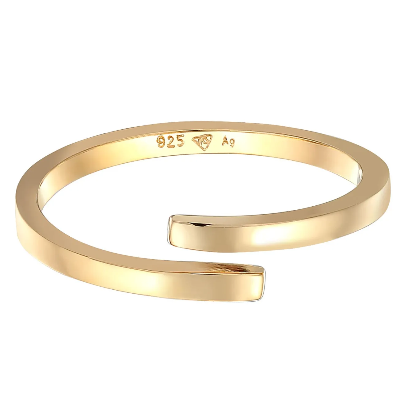 Elli "Wickelring Offen< Roségold|Ringe