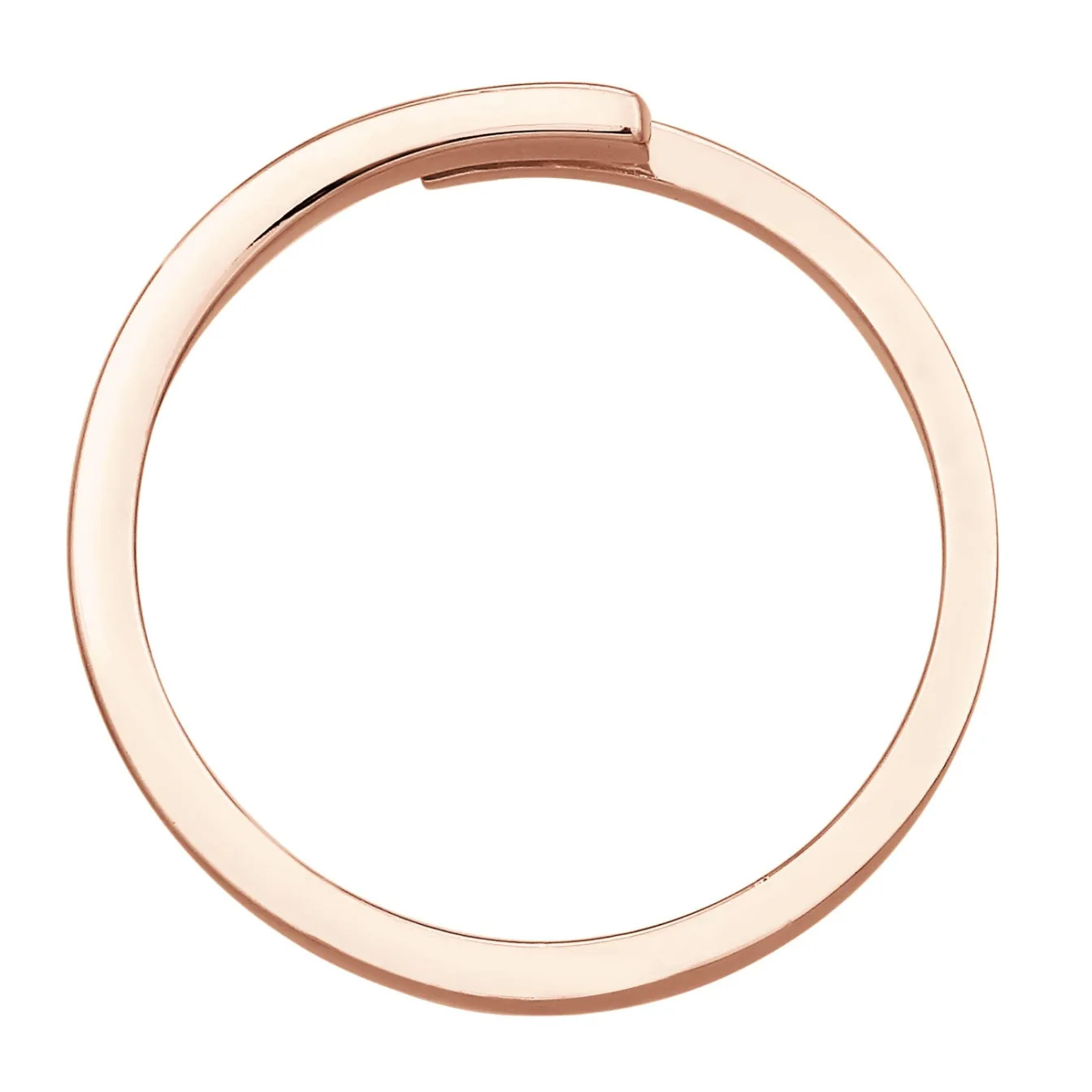 Elli "Wickelring Offen< Roségold|Ringe
