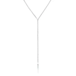 Elli "Y-Halskette Geo< Halsketten|Silber