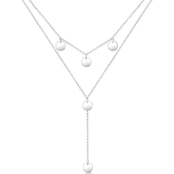 Elli "Y-Halskette Geo< Halsketten|Silber