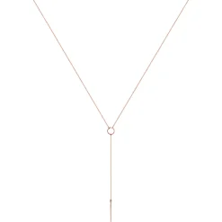 Elli "Y-Halskette Geo< Roségold|Halsketten