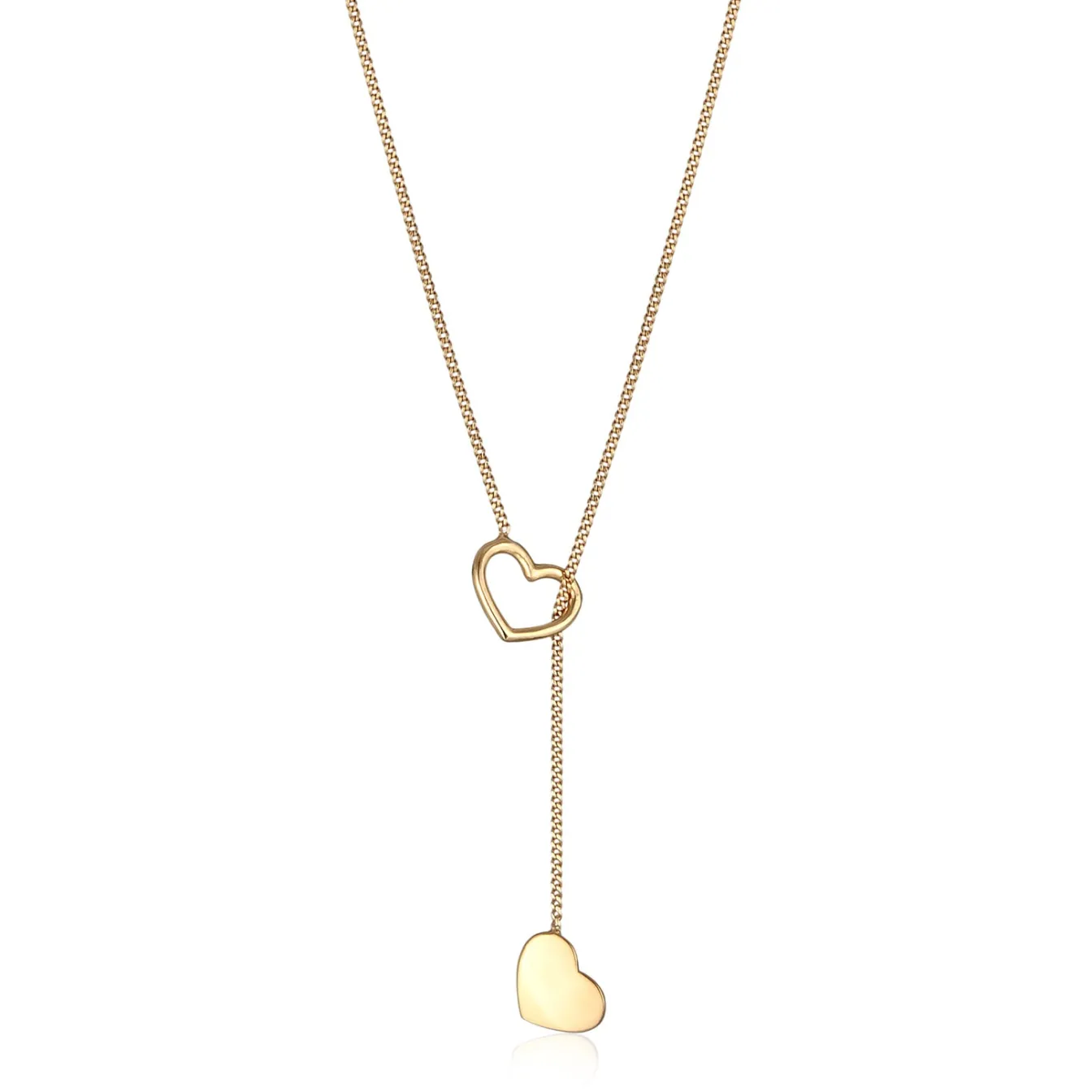 Elli "Y-Halskette Herzen< Symbol-schmuck|Herz-schmuck
