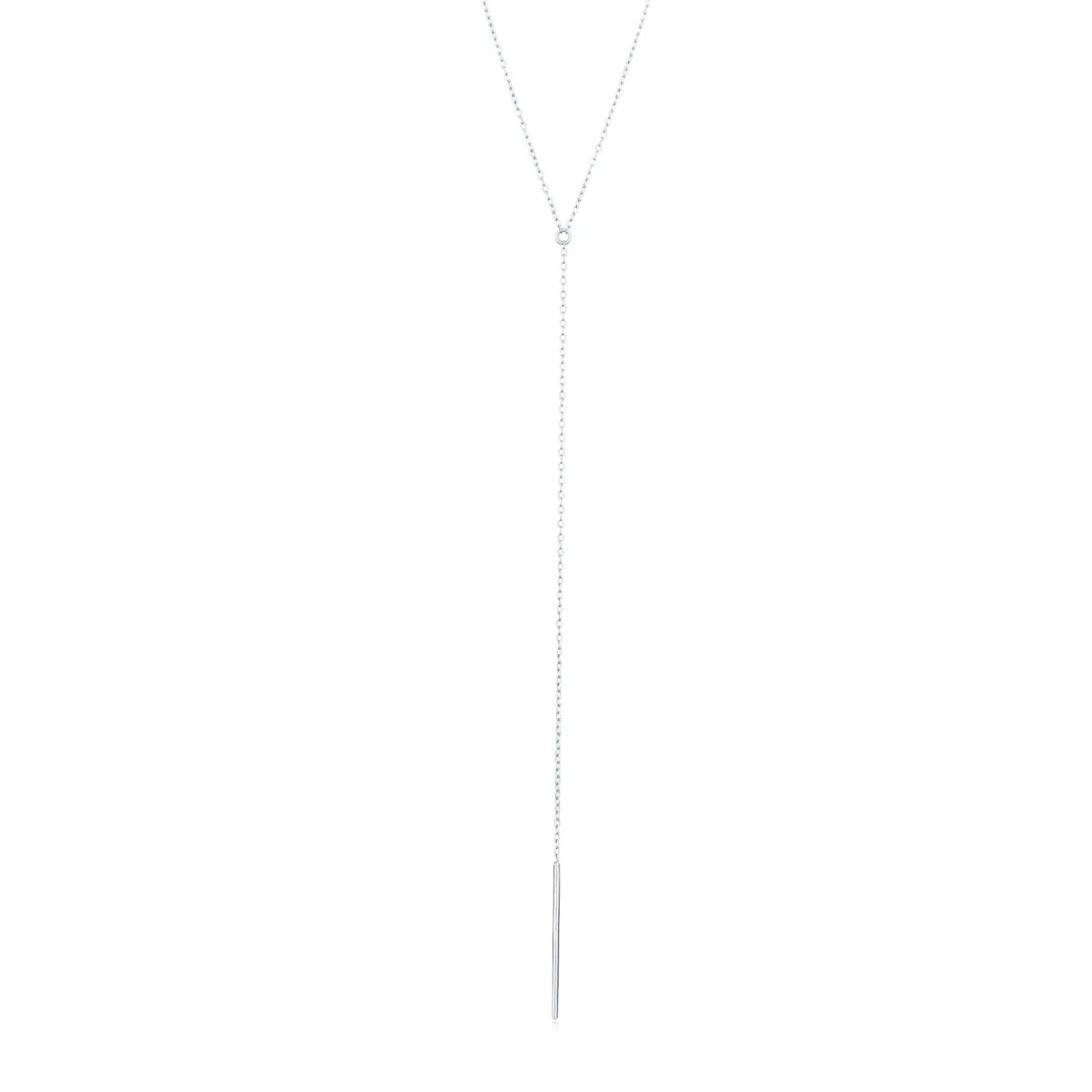 Elli "Y-Halskette Stab< Vergoldet|Halsketten