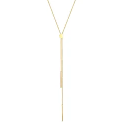 Elli "Y-Halskette Stab< Roségold|Halsketten