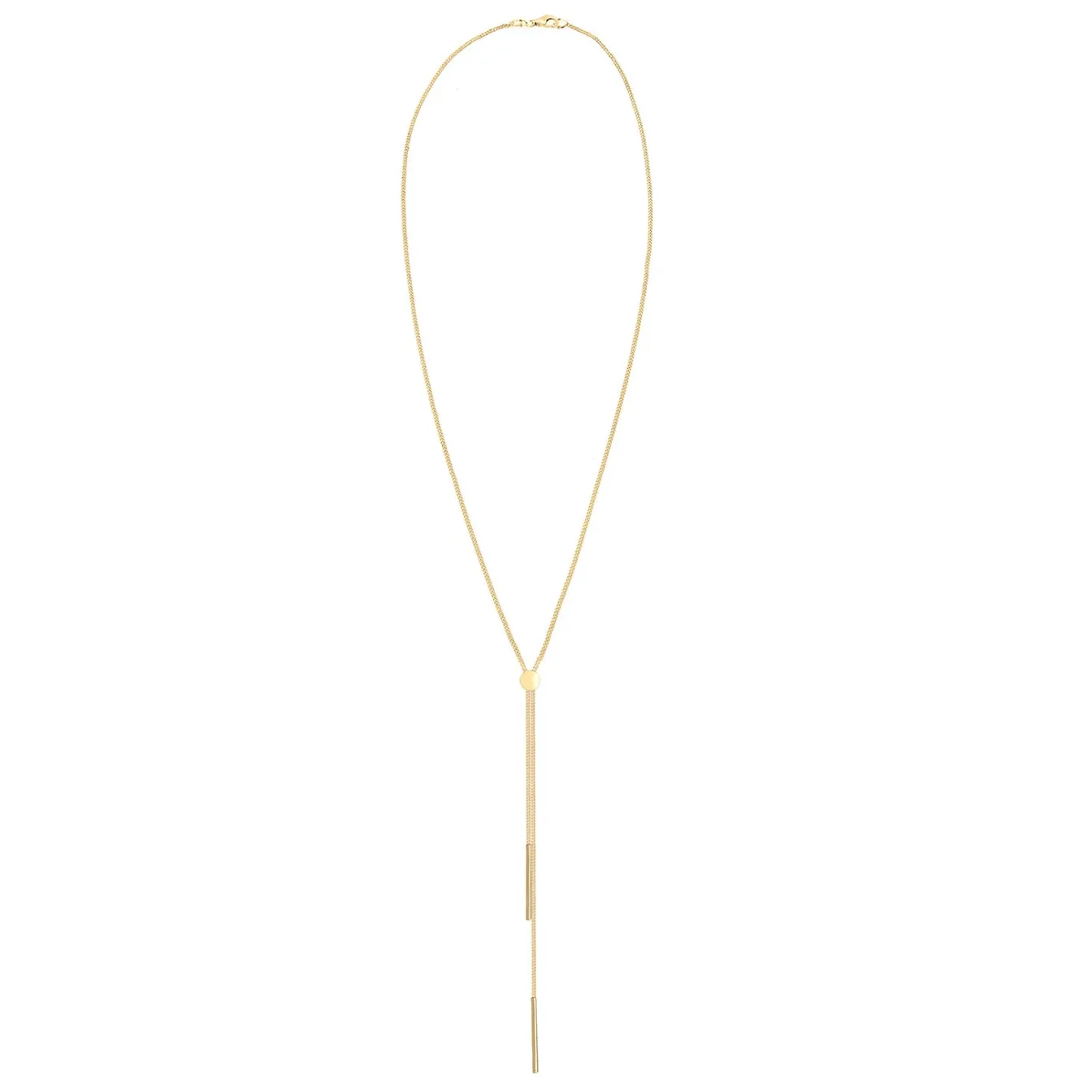 Elli "Y-Halskette Stab< Roségold|Halsketten