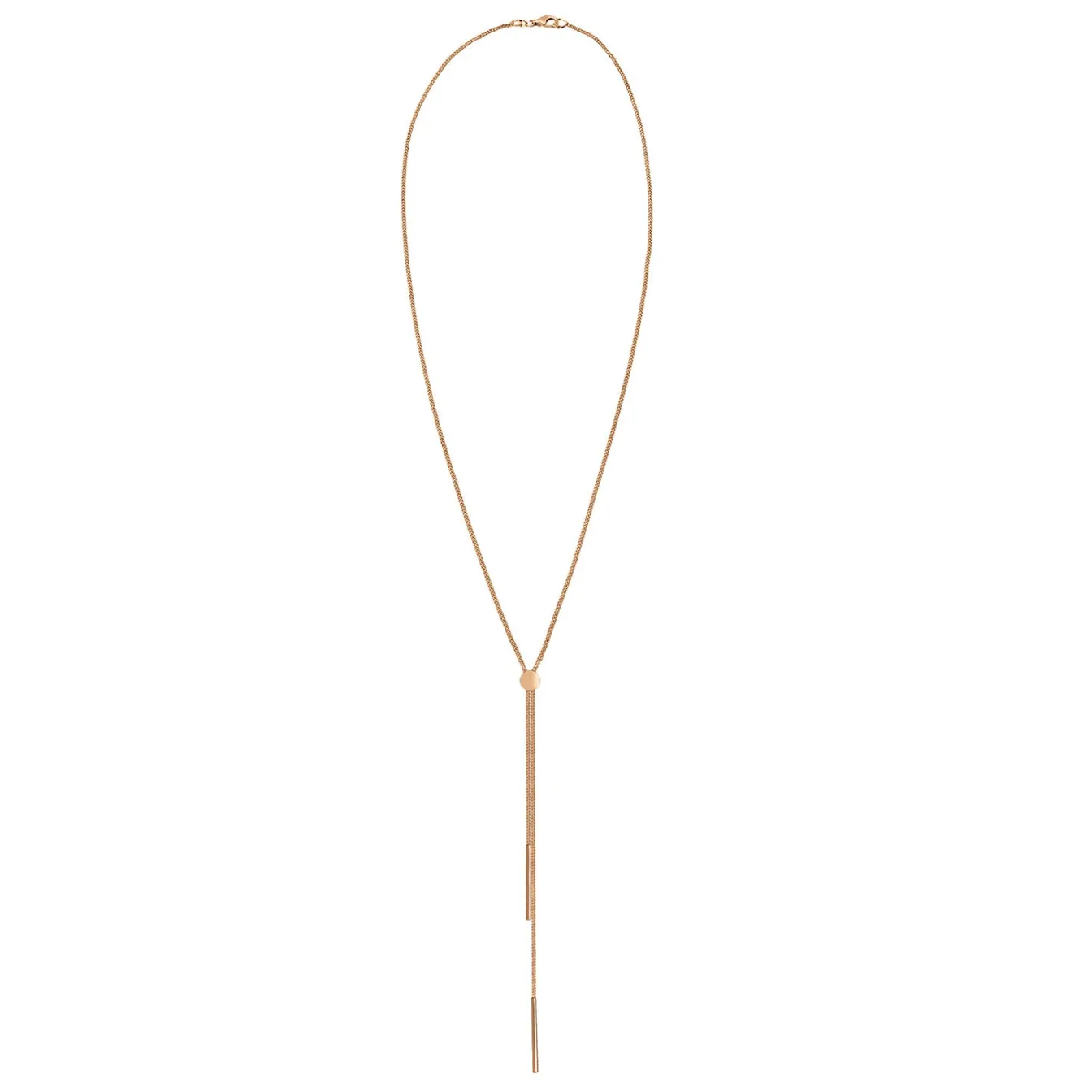 Elli "Y-Halskette Stab< Roségold|Halsketten